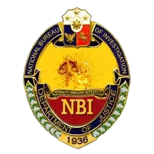 National Bureau of Investigation (NBI) logo.